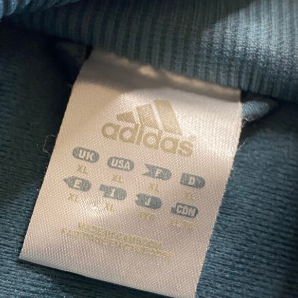 Adidas Adicolor Classics 3 Stripes Full Zip Powder Blue Track Jacket Size XL - Picture 4 of 6